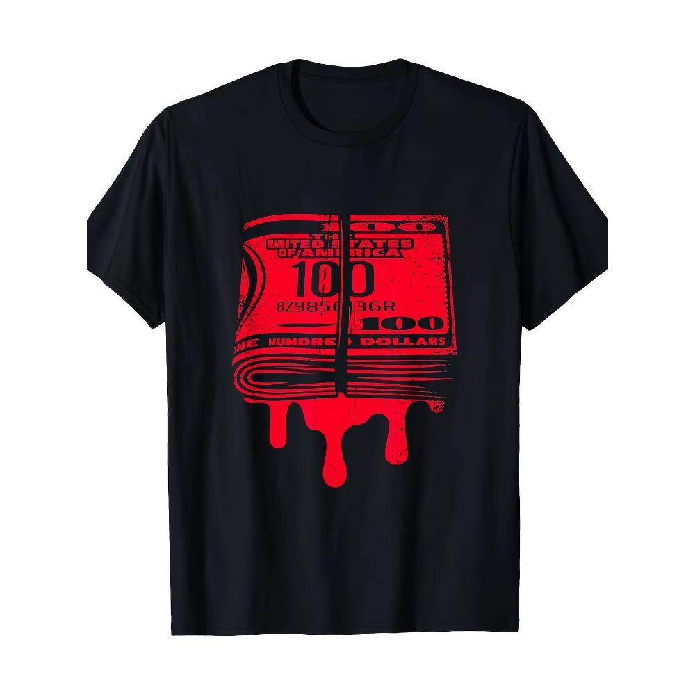 [Rich Cash Millionaire Tee]  Millionaire Trading Business T-shirt - Dollar Money Blood Rich Cash Design