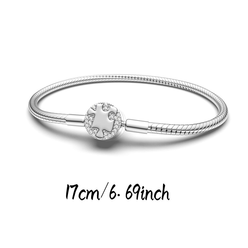 Manyilus Bracelets for Couples Bracelet Charm Silver 925 Jewelry Girls Fit Original Bracelet Women Real 925 Charms Plata Paired
