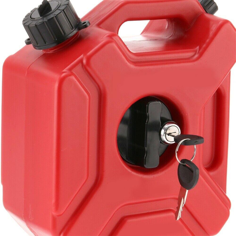 Red 3/5l Fuel Petrol Cans Barrels Can Gas Spare Jerry Jerrycan Fuel Anti-static Container Mororcycle Can Pack J6g0
