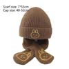 Windproof Kids Cap Scarf Plush Baby Hats Scarf Soft Ear Protection Cap  Children Toddler Kids