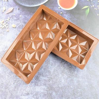 Dubais Chocolate Mold Bar PistachioChocolate Bar Silicone Thick Mold For Filling Bars Largecandy Bar Mold For Filling