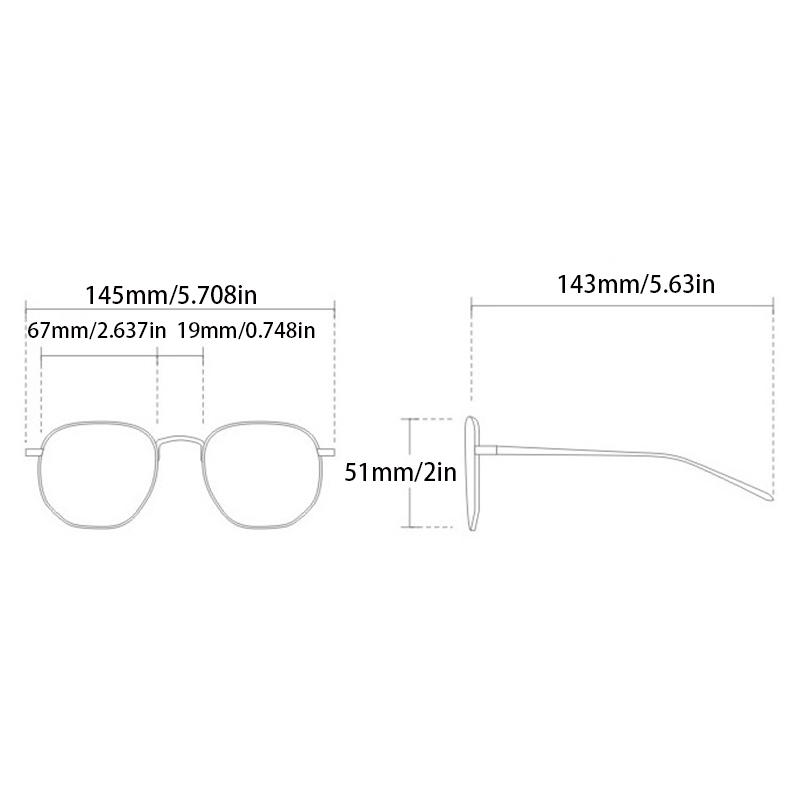 Popular Gradient Color Fashion Square Anti Blue Light Glasses Women Trendy Oversized Transparent Computer Glasses