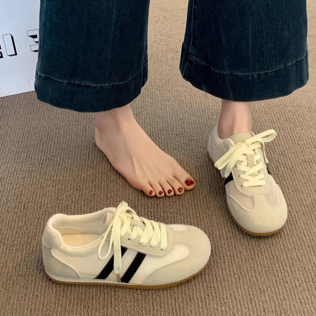 Dexun Shoes Women's Shoes 2025 Summer New Mesh Breathable Forrest Gump Shoes Casual Little White Shoes Sports Flat Baseplate Shoes
