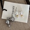 Doppelseitige Perlenstecker Ohrringe Für Damen Lady Elegant Mode Neuer Schmuck Geschenk Party Hochzeit bijoux femme