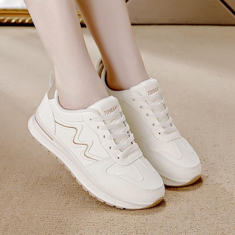 2025 spring and autumn new sports platform casual shoes women's soft sole lightweight fashion non-slip travel shoes comfortable mother shoes