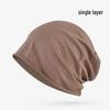 Unisex Lightweight Cotton Headscarf: Spring/Summer Breathable Cap & Sleep Hat