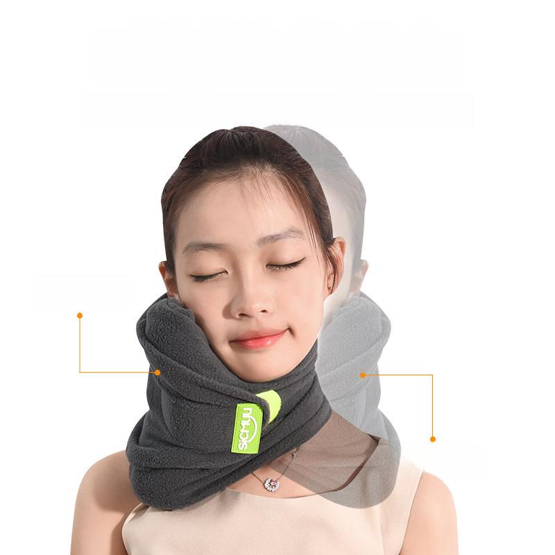 Cestovní polštář na krk: Opěrka hlavy ve tvaru U do auta, vlaku, letadla - Pohodlná podpora pro spánek, ochrana krku a cestování na dlouhé vzdálenosti