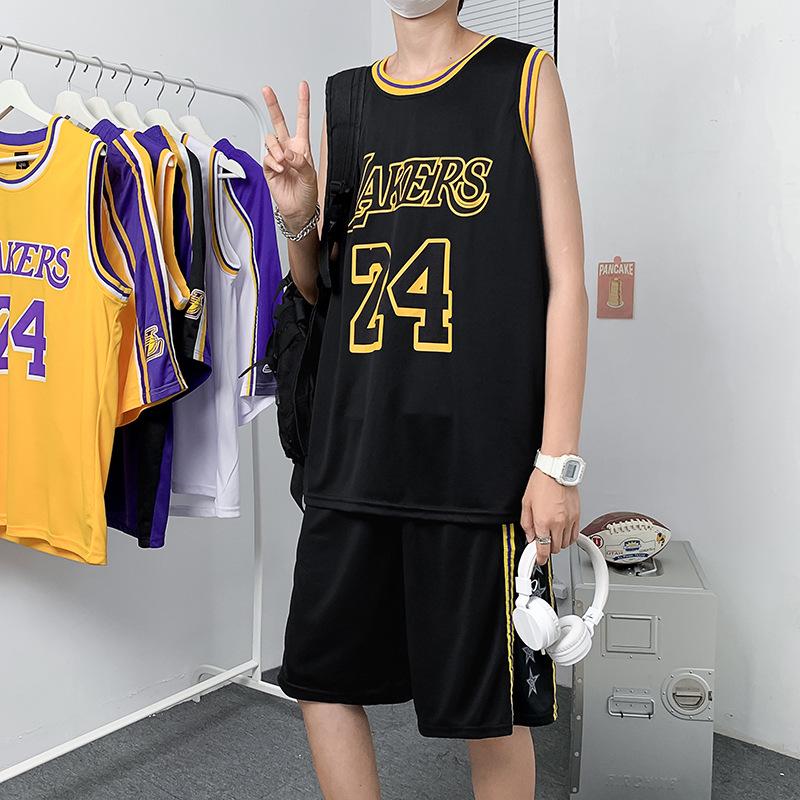 Men's Plus Size Summer Basketball Set: Lightweight Loose-Fit Two-Piece T-Shirt and Shorts
