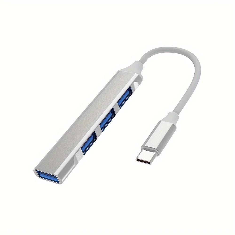 USB C HUB 3.0 Type C Extender 4 Port Splitter Adapter OTG Docking Station For Phone Macbook Pro 13 15 Air PC Laptop Computer Hub