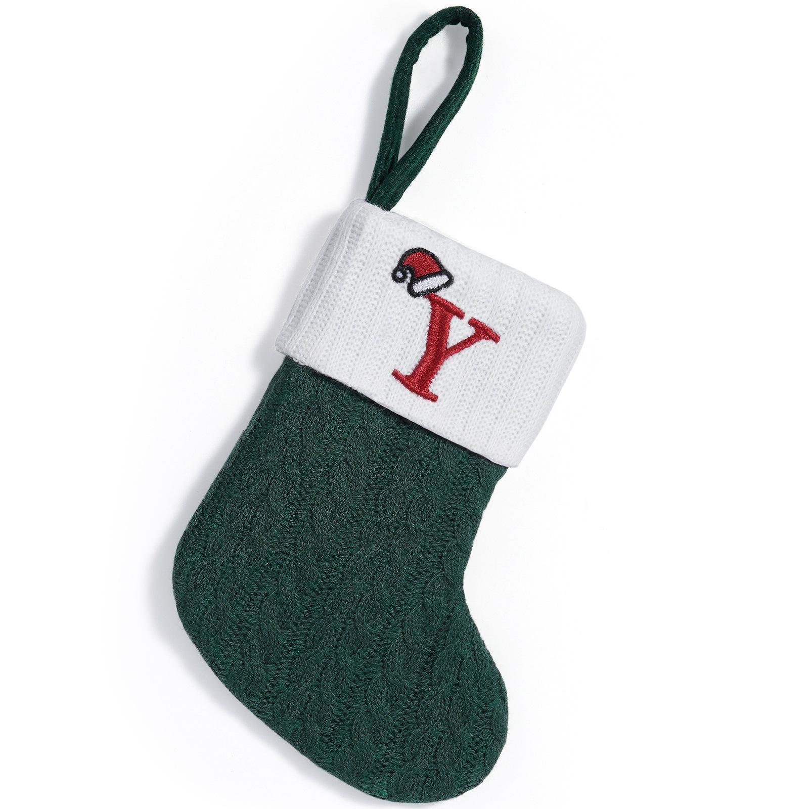 Festive Green Stocking