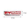 1941 Seventy Five Years Logo Metal Car Rear Trunk Emblem Stickers Side Body Decals For Jeep Grand Cherokee Wrangler Renegaed JPB Zx1