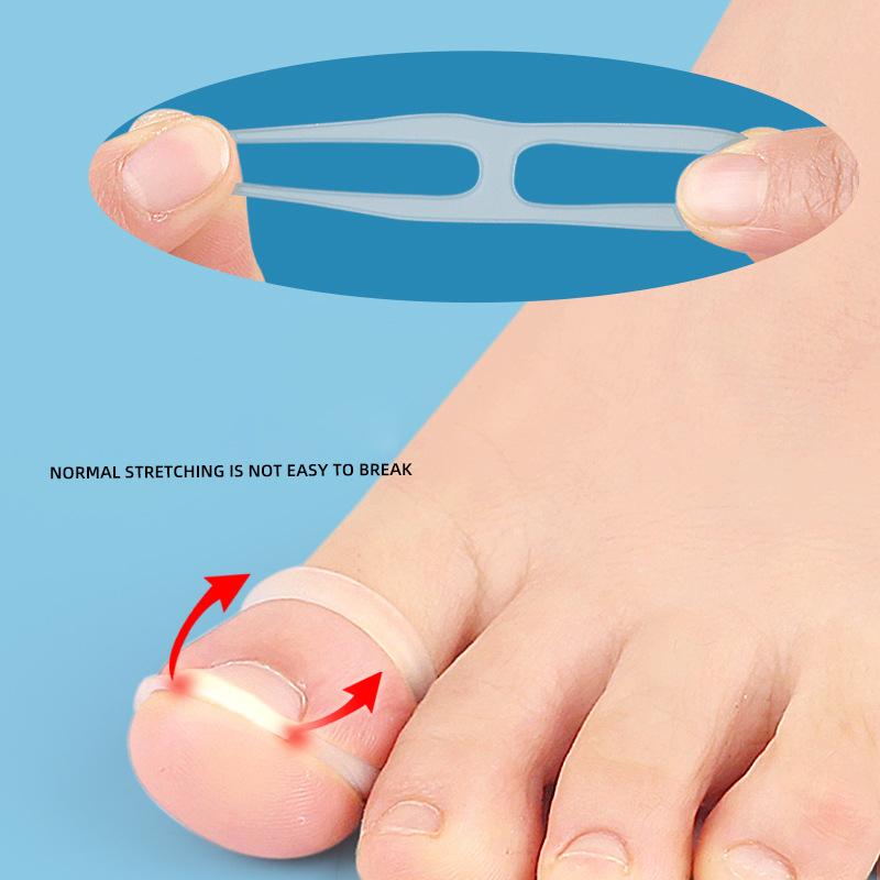 Herramienta de Silicona para Corrección de Uña Encarnada – Protector Enderezador Invisible y Soporte para Pedicura y Cuidado de los Pies