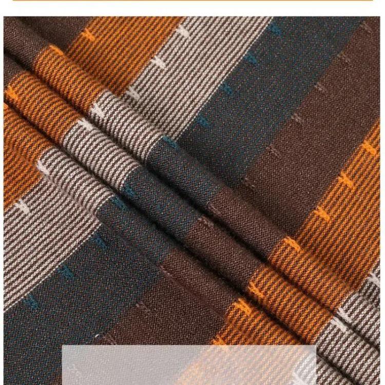 Women's Casual Pullover Knitted Sweater Tops with Contrast Color Striped Long Sleeve and Round Neck for Autumn Winter Comfortable