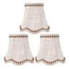 3PCS Fabric Lampshade Clip On Design Small Lamp Shades Modern Chandelier Lamp Shades  Floor Lamp