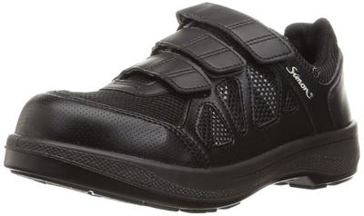Simon Safety Work JSAA Professionnel Embout Velcro Taille 8918 Chaussures, Standard, Baskets, Embout Antidérapant, Fermeture, Noir, 26,5 cm, 3E,