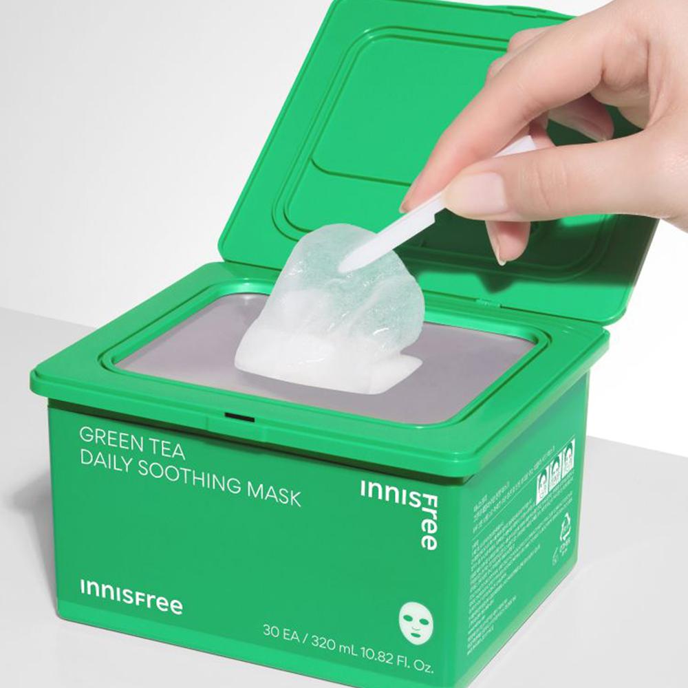 [INNISFREE] Green Tea Daily Soothing Mask (30 sheets)
