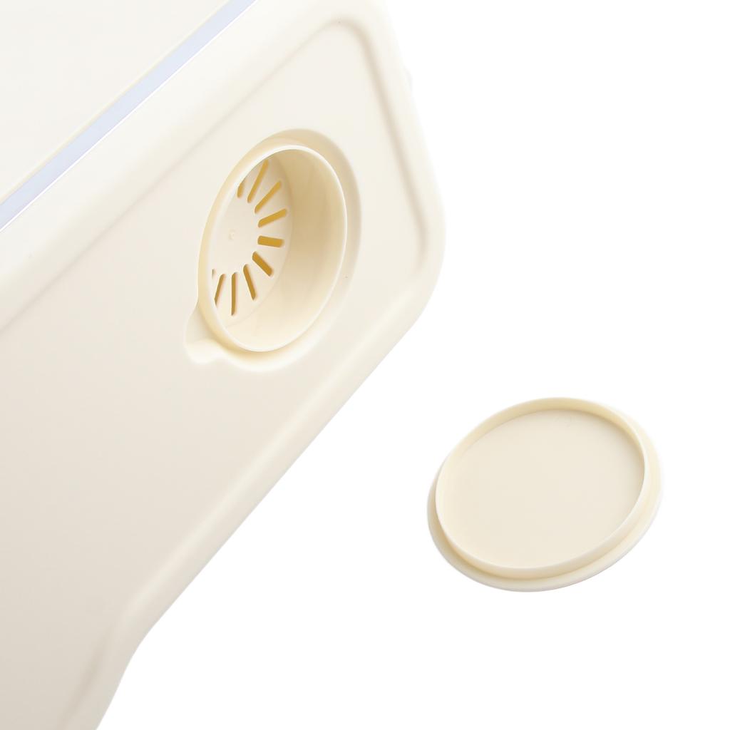 Boîtes à Riz Pression Blanc Crème Anti-Insectes Anti-Humidité Seau de Stockage pour Riz Usage Domestique Seau de Stockage pour Riz