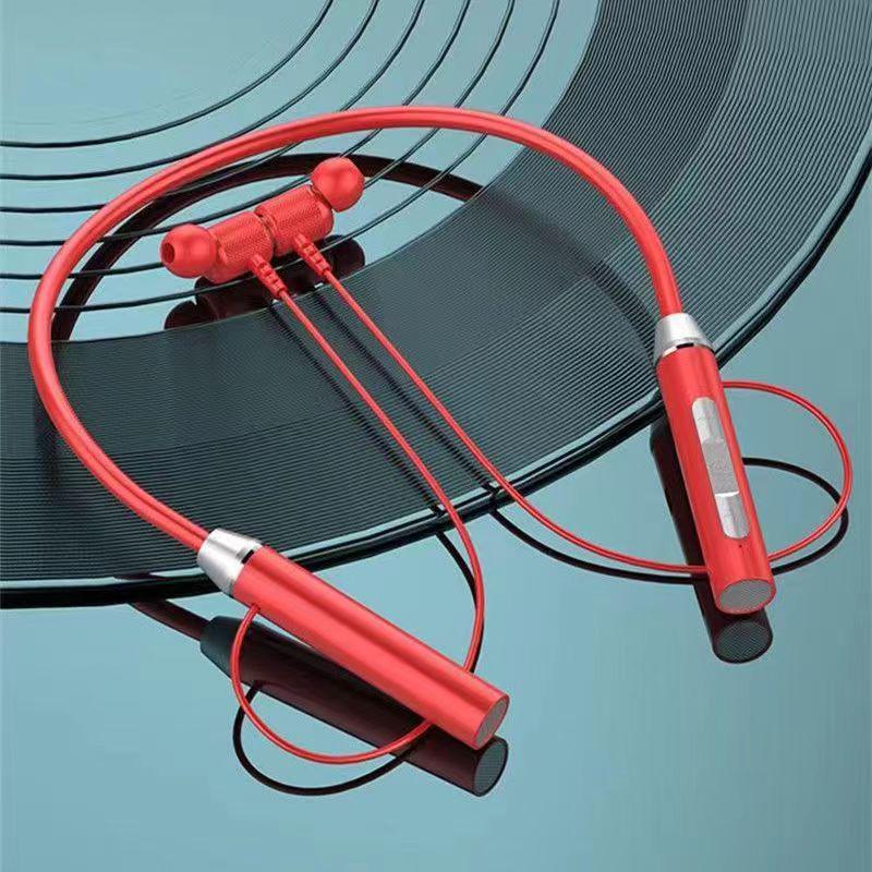 

Bluetooth-наушники с шейным ободом и цифровым дисплеем - Сверхдолгое время работы от аккумулятора, Спортивный стиль, Совместимы с Huawei, OPPO, Apple, Vivo, Xiaomi Device Only красный