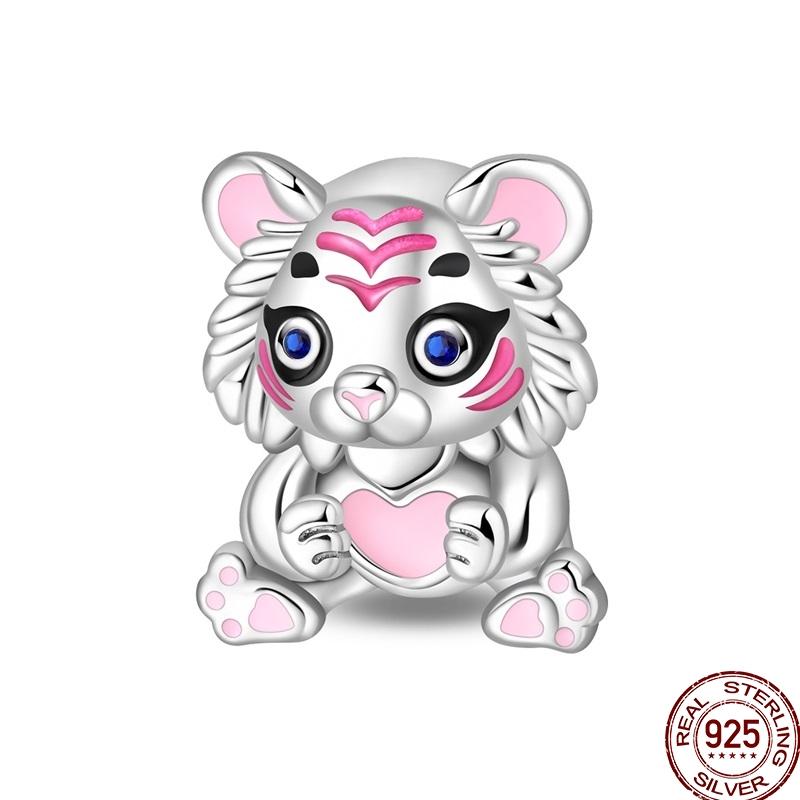 Originalcoppercute Pets Charms Animals Dog Unicorn Beads Pendant Fit 3Mm Bracelet Diy For Women Fine Jewelry Gift