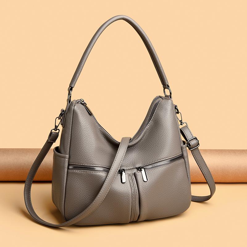 Commuter Retro Large Capacity Tote Bag Women's Shoulder Crossbody Bag