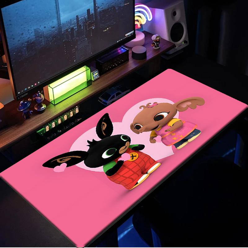 Rainbow Bing Friends Singing Mouse Pad, Rubber Base, Mouse Pad for Gamers and Office Use, Gaming Desk , Easy To Clean Mat Christmas fan gifts