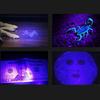 Uv 100 Leds Flashlight 395Nm Ultra Violet Torch Light Lamp Blacklight Detector