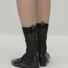 DEPOUND Mono Label Point Socks - Black