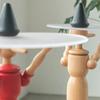 Household Creative Puppet Coffee Table Nordic Living Room Home Solid Wood Sofa Side Few Plastic Tray Light Luxury Bedside Table