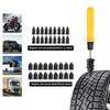 100% New For Car Motorcycle Tire Puncture Repair Tire Repair Nail Self-Tapping Screw Plastic Nail Soft Rubber Screw Suitable