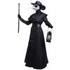 Men and Women Medieval Co Steampunk Plague Doctor Costume Party Cosplay Suit
