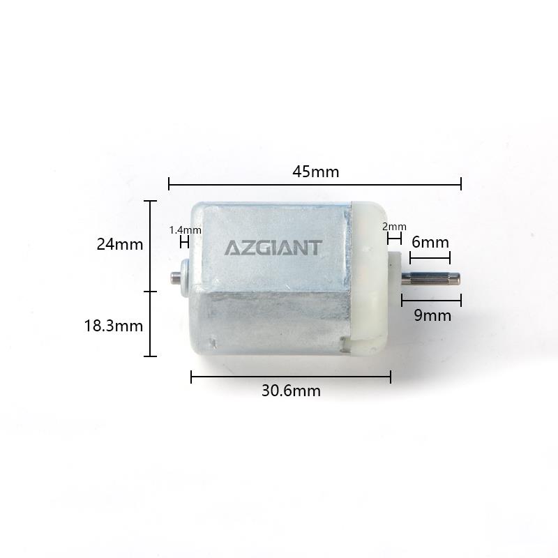 10 pcs AZGIANT FC280 Car latch Door Lock Motor 12V DC folding mirror motor, ESL steer ELV lock motor, gas tank motor fuel engine