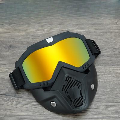 Motociklas, atsparus vėjui, jojimo akiniai Slidinėjimas Retro Harley Kaukė Lauko Akiniai Visureigio sporto motociklų įranga