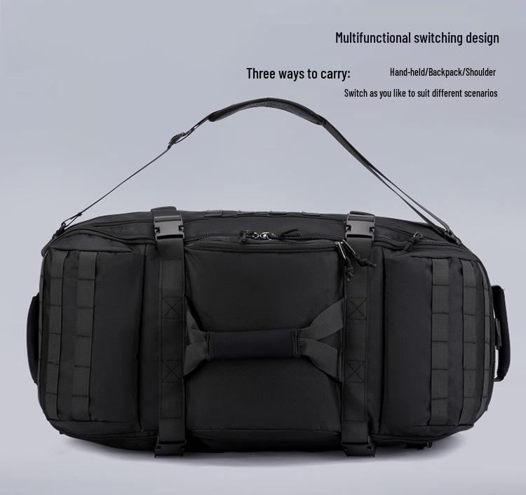 Foldable Cross-Border Wheeled Backpack: Multifunctional Travel & Sports Bag for Men and Women