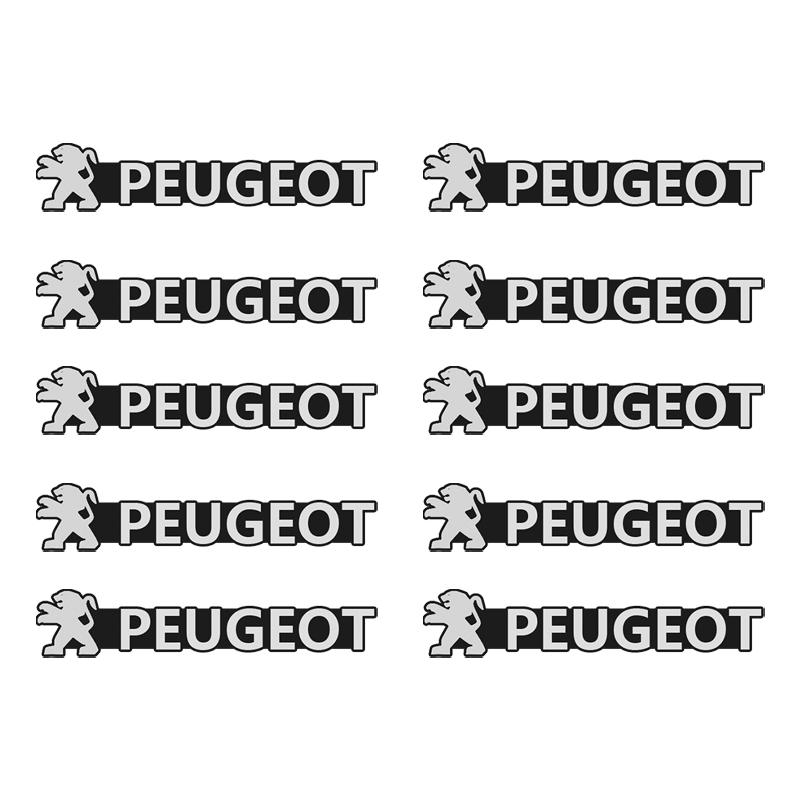 2026 Varm Bilklistremerke Bil Dekorativt Tilbehør 3D Aluminium Høyttaler Stereo Høyttaler Emblem Klistremerke For Peugeot 208 308 508 408 30