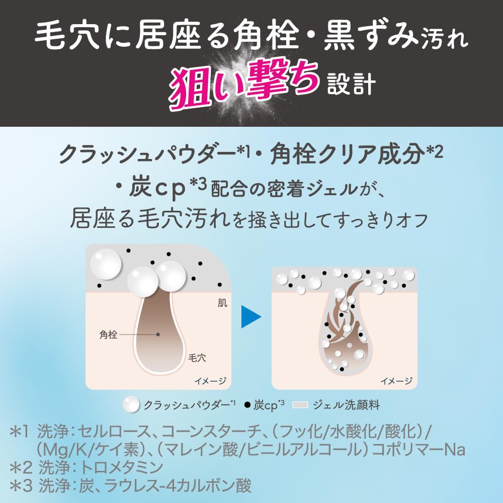 Suisai Beauty Clear Point Pore Polisher - Pore Care & Blackhead Remover Face Wash Treatment