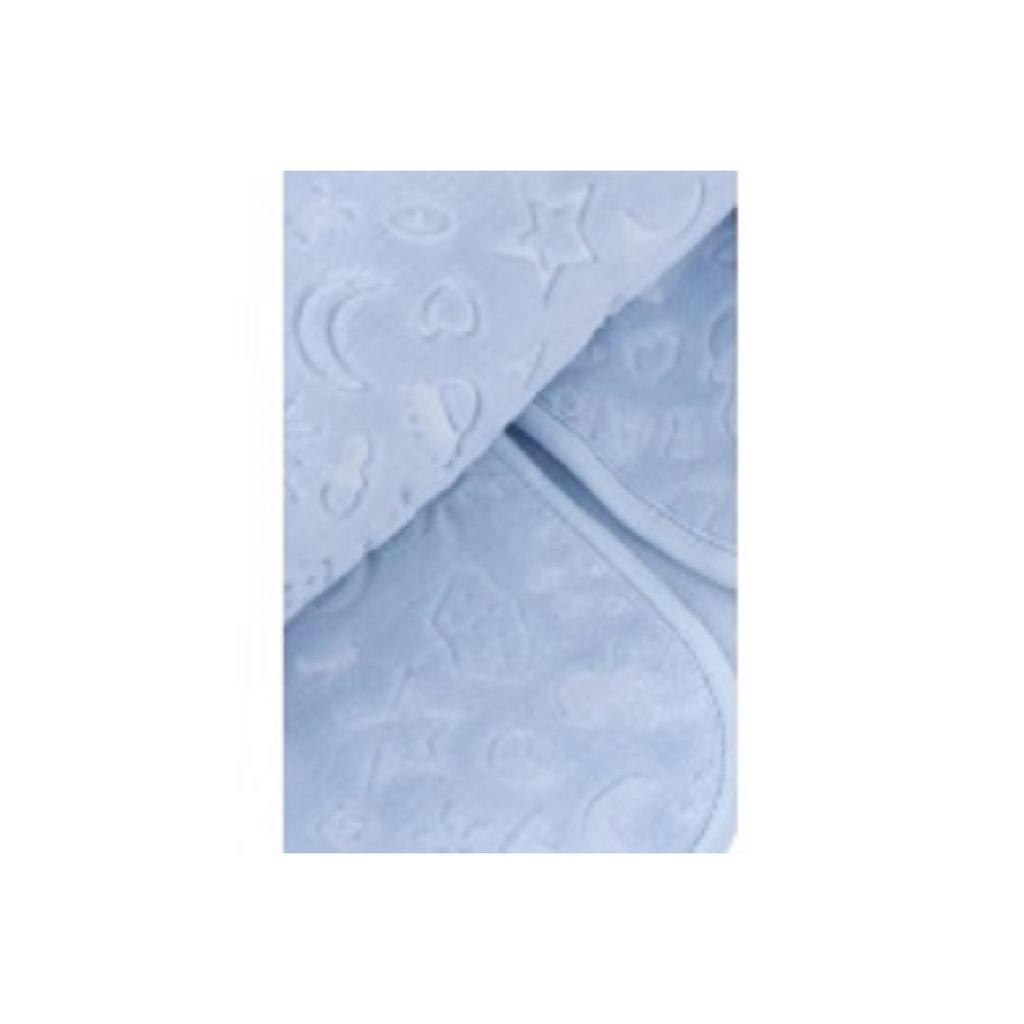 Blue Winter Thick Embossed Baby Blanket