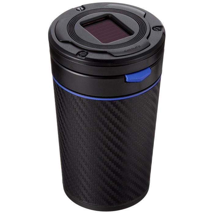 Carmate Car Ashtray Sports Luxury Drink Holder Type Carbon Fiber Blue DZ355
