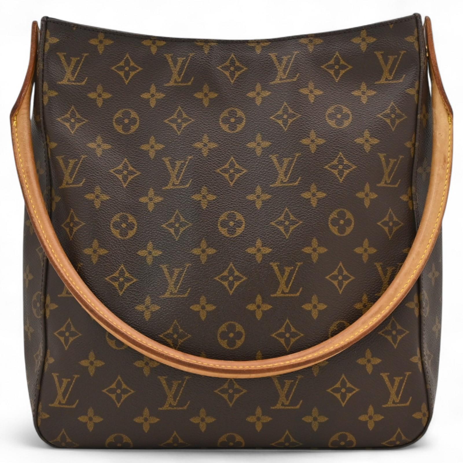 

Auth Louis Vuitton Monogram Looping GM Tote Bag lv9237dr