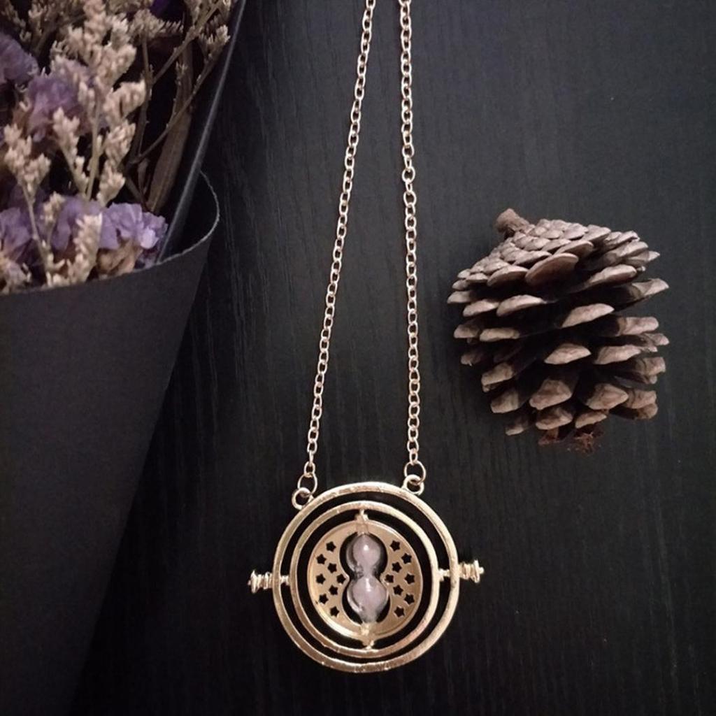 Hermione Granger Turner Pendant Necklace Hourglass Collar Jewelry