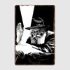 Menachem Mendel Schneerson Mendel Schneerson Metal Plaque Poster Wall Mural Kitchen Designing Plaques Tin Sign Posters