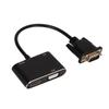 2 in 1 Splitter VGA to VGA High Definition Multimedia Interface Adapter High Resolution Stable Computer Accessories