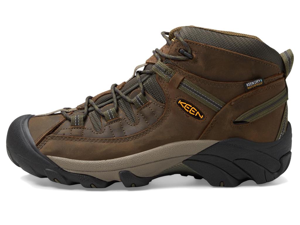 [KEEN] Trekking Shoes TARGHEE II MID WP Targhee Two Mid Waterproof Men's CANTEEN/DARK OLIVE 25.0 cm