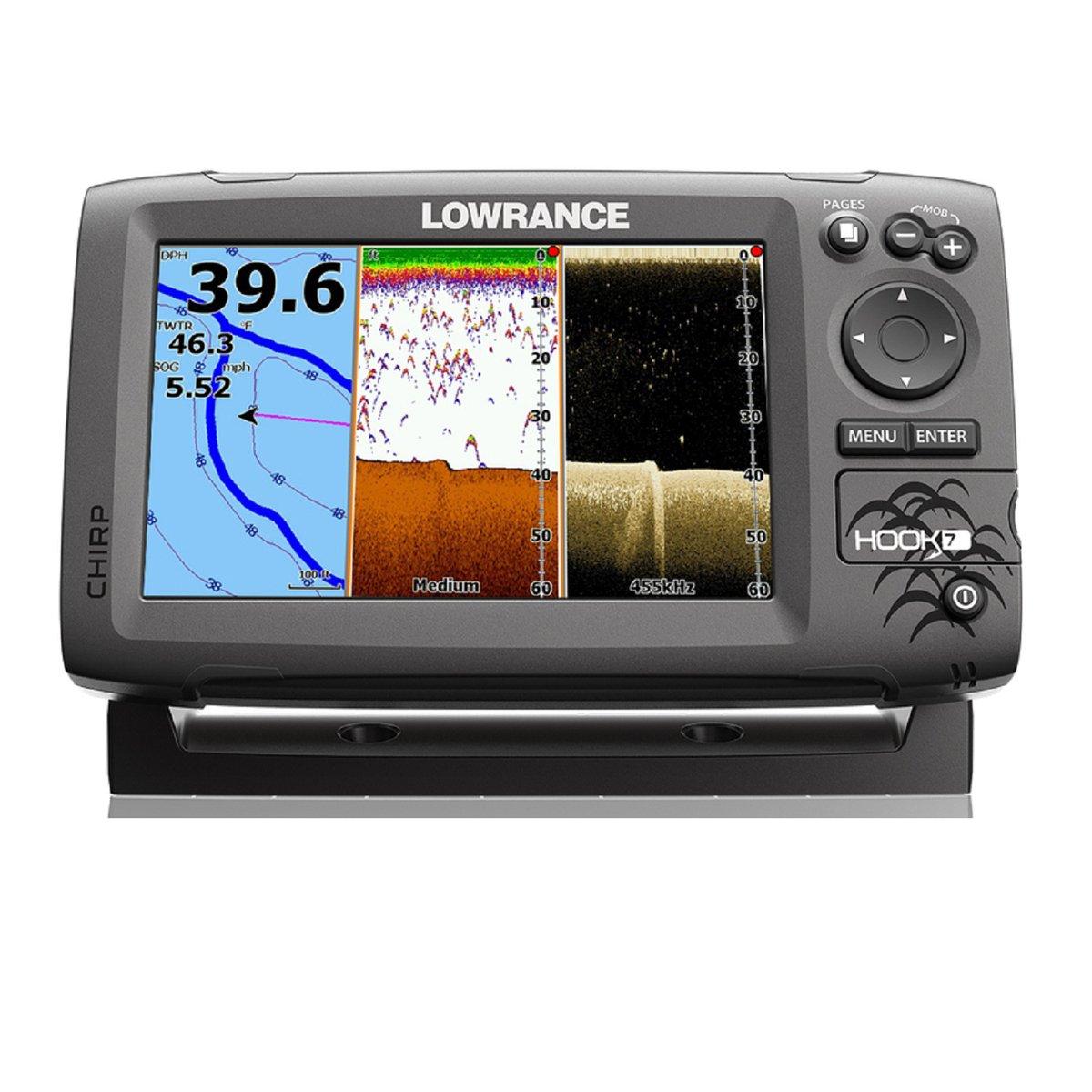 

Lowrance Navico Hook 7 with Card Cover with Down Scan 000-12664-002 & Mid/High