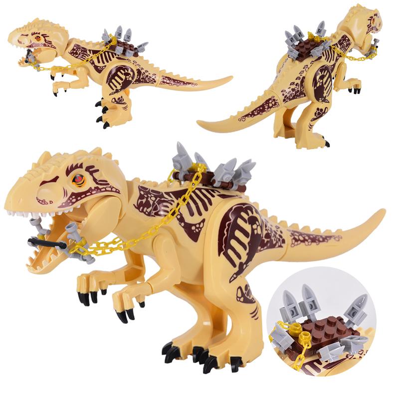 Юрские Динозавры Конструкторы Брахиозавр Сделай Сам Большой Размер Тираннозавр Фигурки Модели Детские Игрушки Животные Подарки