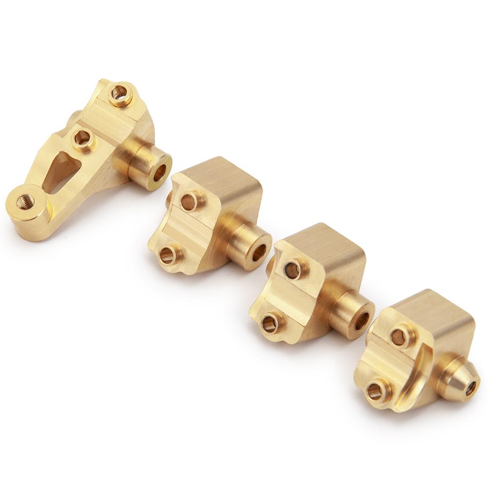 YEAHRUN Brass Axle Mount Suspension Links Stand for 1/10 RC Crawler Car TRX4 TRX6 Upgrade Parts