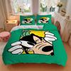3pcs Disney Goofy Quilt Cover Set - Soft and Cozy Bedroom, Guest Room and Dorm Decorative Bedding 3-Piece Set 1 Quilt Cover + 2 Pillow Shams.Q021
