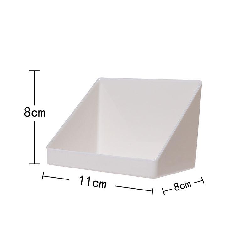 Plastik Saklama Rafı Duvara Monte Kasa Banyo Mutfak Organizatör Konteyner