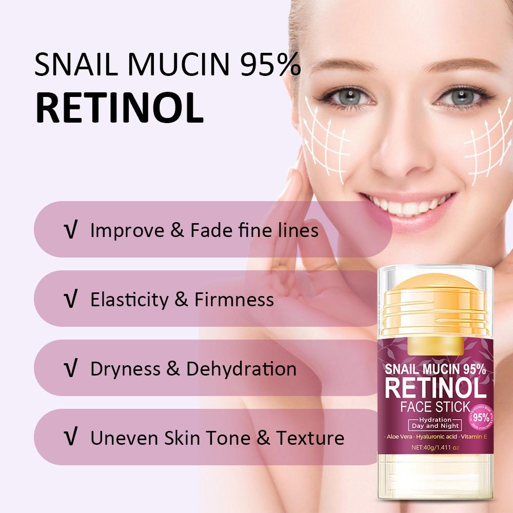 Snails Moisturizing Repaired Cream Mucin Double Protections Stick Moisturizing Paste Cream