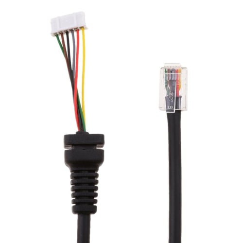 Black Microphone Cable for Yaesu FT7800, FT8800, FT8900, FT7900, and FT1807