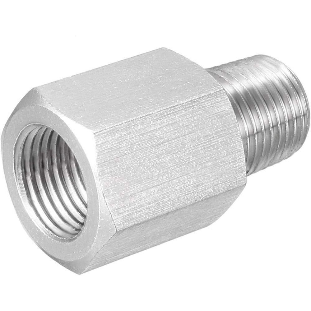 Złączka redukcyjna ze stali nierdzewnej do węży wodnych i olejowych, manometr ciśnienia powietrza